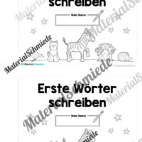 Mini-Heft: Erste Wörter schreiben (10 Seiten) - Vorschau 01
