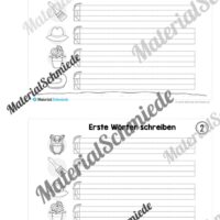Mini-Heft: Erste Wörter schreiben (10 Seiten) - Vorschau 03