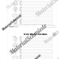 Mini-Heft: Erste Wörter schreiben (10 Seiten) - Vorschau 05