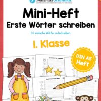 Mini-Heft: Erste Wörter schreiben (10 Seiten)