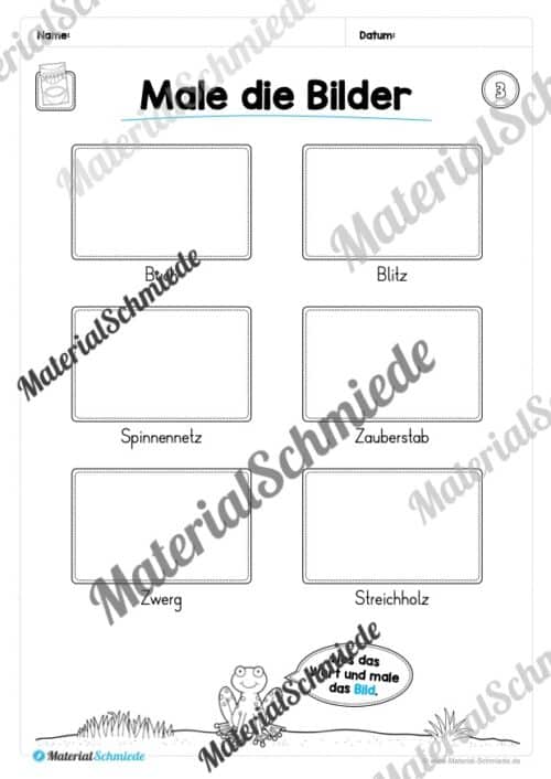 Leseheft: Verbinden - Malen - Ankreuzen (1. Klasse) - Stufe 2 (Vorschau 04)