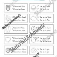 Leseheft: Verbinden - Malen - Ankreuzen (1. Klasse) - Stufe 1 (Vorschau 10)