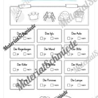 Leseheft: Verbinden - Malen - Ankreuzen (1. Klasse) - Stufe 1 (Vorschau 12)