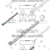 Mini-Heft: Lesetexte mit Fragen (1. Klasse) - Vorschau 01