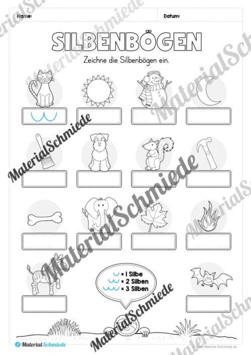 Materialpaket: Silben & Laute (Vorschau 01)