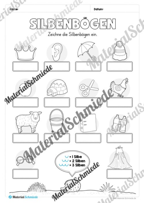 Materialpaket: Silben & Laute (Vorschau 02)