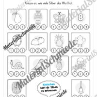 Materialpaket: Silben & Laute (Vorschau 05)