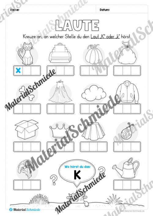 Materialpaket: Silben & Laute (Vorschau 07)