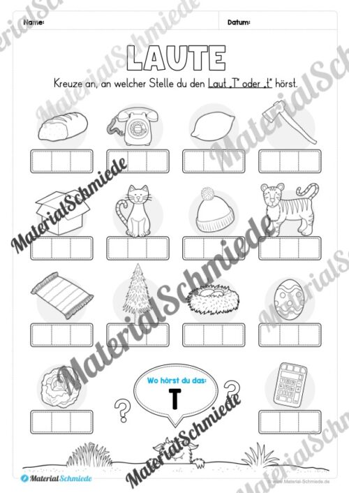 Materialpaket: Silben & Laute (Vorschau 08)