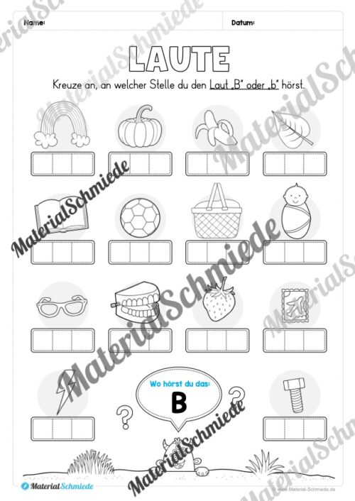 Materialpaket: Silben & Laute (Vorschau 09)