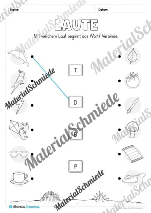 Materialpaket: Silben & Laute (Vorschau 10)