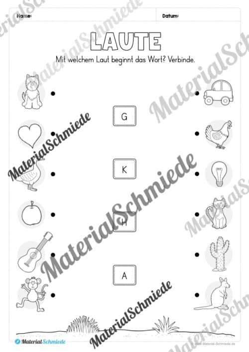 Materialpaket: Silben & Laute (Vorschau 12)