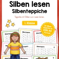 Silbenteppiche für die 1. Klasse (20 Stück)