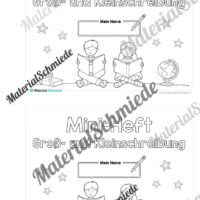 Mini-Heft: 10 Abschreibtexte zur Groß- und Kleinschreibung (Vorschau 01)