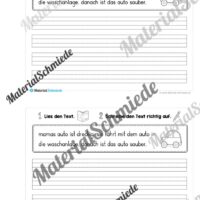 Mini-Heft: 10 Abschreibtexte zur Groß- und Kleinschreibung (Vorschau 05)