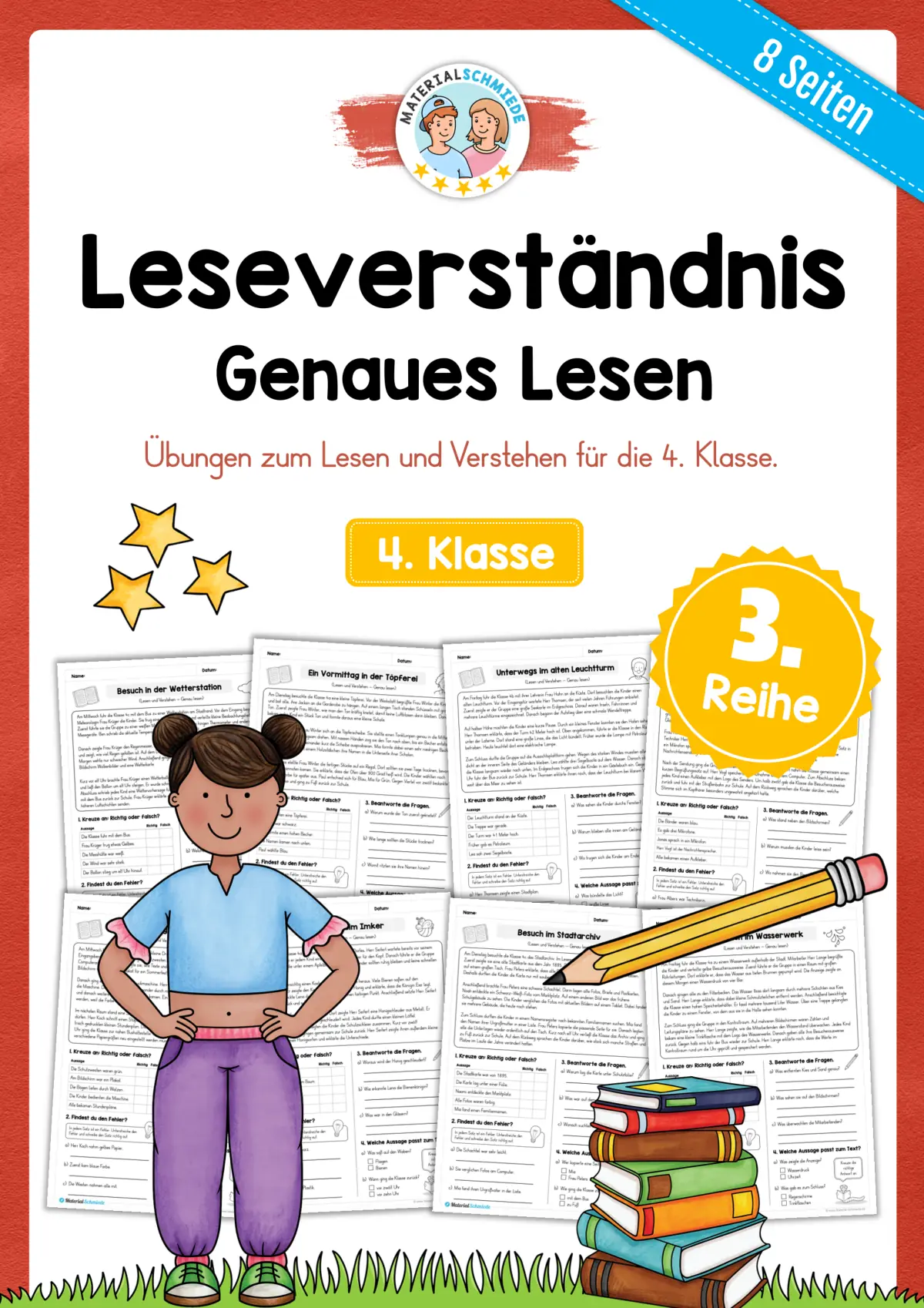 Lesen und Verstehen 2: Genaues Lesen – Deckblatt