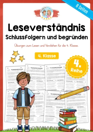 Lesen und Verstehen 4: Schlussfolgern und begründen – Deckblatt