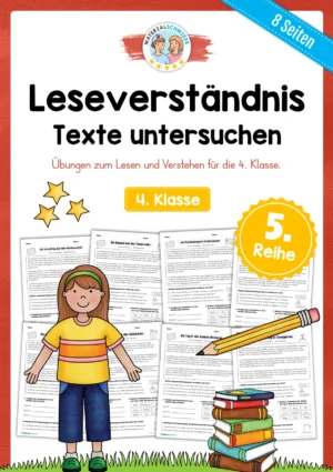 Lesen und Verstehen 5: Texte untersuchen – Deckblatt