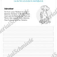 10 Abschreibtexte: Thema Tiere (Vorschau 02)