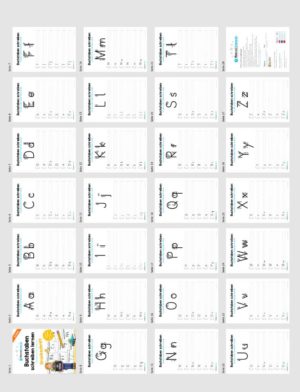 Buchstaben schreiben lernen von A-Z – Druckschrift (Überblick)