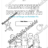 Arbeitsheft: Buchstabe A/a schreiben lernen (Arbeitsblatt 01)