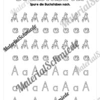Arbeitsheft: Buchstabe A/a schreiben lernen (Arbeitsblatt 05)