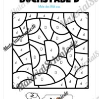 Buchstabe D: Ausmalbild (Vorschau 01)