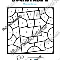 Buchstabe E: Ausmalbild (Vorschau 01)