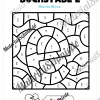 Buchstabe E: Ausmalbild (Vorschau 02)