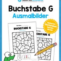 Buchstabe G: Ausmalbild