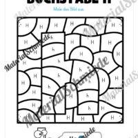 Buchstabe H: Ausmalbild (Vorschau 02)