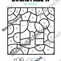 Buchstabe N: Ausmalbild (Vorschau 02)