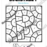 Buchstabe P: Ausmalbild (Vorschau 01)