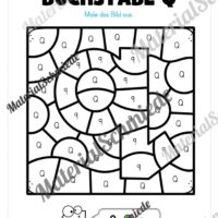 Buchstabe Q: Ausmalbild (Vorschau 02)