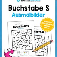 Buchstabe S: Ausmalbild
