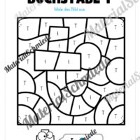 Buchstabe T: Ausmalbild (Vorschau 02)
