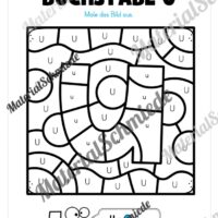 Buchstabe U: Ausmalbild (Vorschau 02)