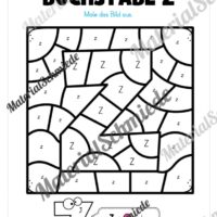 Buchstabe Z: Ausmalbild (Vorschau 01)