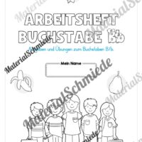 Arbeitsheft: Buchstabe B/b schreiben lernen (25 Seiten) - Arbeitsblatt 01