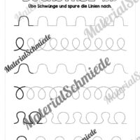 Arbeitsheft: Buchstabe B/b schreiben lernen (25 Seiten) - Arbeitsblatt 02