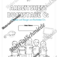 Arbeitsheft: Buchstabe C/c schreiben lernen (25 Seiten) - Arbeitsblatt 01