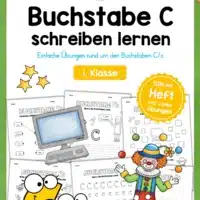 Arbeitsheft: Buchstabe C/c schreiben lernen (25 Seiten)