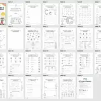 Arbeitsheft: Buchstabe C/c schreiben lernen (25 Seiten) - Überblick
