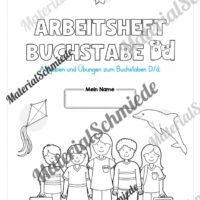 Arbeitsheft: Buchstabe D/d schreiben lernen (25 Seiten) - Arbeitsblatt 01
