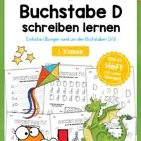 Arbeitsheft: Buchstabe D/d schreiben lernen (25 Seiten)