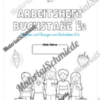 Arbeitsheft: Buchstabe E/e schreiben lernen (25 Seiten) - Arbeitsblatt 01