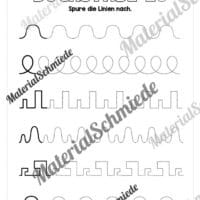 Arbeitsheft: Buchstabe E/e schreiben lernen (25 Seiten) - Arbeitsblatt 02