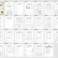 Arbeitsheft: Buchstabe E/e schreiben lernen (25 Seiten) - Überblick