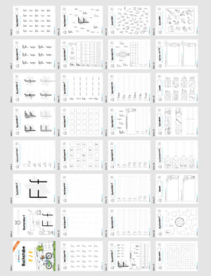 Materialpaket: Buchstabe F/f schreiben lernen (Überblick)