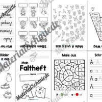 Buchstabe A: Faltheft (Vorschau 02)
